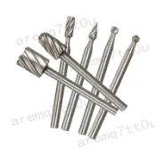 熱銷【五金】3.17mm旋轉銼刀柄 木工雕刻刀 銑刀刻花刀 電磨高速鋼銑刀 木材雕刻工具 模具打磨銑刀 金屬加工銑刀