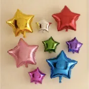 5吋 10吋 18吋五角星鋁箔氣球 星型氣球 生日慶生 告白 求婚 花束拱門羅馬柱 婚紗照道具 氣球牆 點綴婚紗照