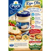 Cream cheese keju Puck بوك krim Arab  jubna jubne