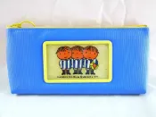 【震撼精品百貨】Miffy 米菲兔米飛兔 扁平帆布筆袋 藍底小男生*3 震撼日式精品百貨