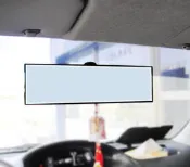 圓夢工廠 BMW E60 E65 E66 E90 E92 車用廣角車內鏡 照後鏡 後照鏡 經典質感黑 尺寸任選