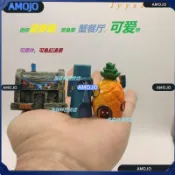 免運袖珍屋 菠蘿袖珍屋小號迷你版章魚哥房子小型寵物造景裝飾全套海綿寶寶比奇堡