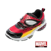 【Marvel 漫威】童鞋 迪士尼 蜘蛛人 電燈運動鞋/透氣 排汗 抗菌 防臭 紅黑 台灣製(MNKX55112)