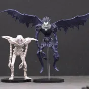 臺灣現/貨Q版 死亡筆記手辦 死神琉克 夜神月雷姆公仔人偶周邊模型擺件禮物