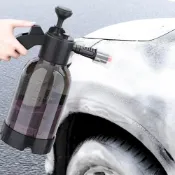 (店+)【松鼠購物】雙升級高壓洗車泡沫噴壺 2L 高壓噴頭 泡沫噴瓶 洗車工具 洗車用品 園藝 澆花 灑水器 澆花噴頭 噴水壺 氣壓噴壺