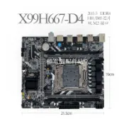 三和電腦配件店 鷹捷X99H667 D4 2011-3主板臺式機ECC服務器DDR4 X99 X79 2680V4
