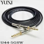 (店+)新款 手工線 6.35 TS 6.3mm TRS 公對公 錄音 對錄線 效果器 吉他導線 麥克風線 6.5mm導線