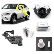 MAZDA 1 件汽車後視鏡電機適用於馬自達 Cx3 Cx5 後視 折疊展開調節執行器維修電機齒輪板前左/
