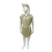 萬聖節COSPLAY變裝服裝 兒童印地安裝-S/M