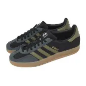 【adidas 愛迪達】休閒鞋 Gazelle Indoor 男鞋 女鞋 德訓鞋 黑 灰 綠 復古 麂皮 愛迪達 JQ8399