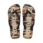 【havaianas 哈瓦仕】拖鞋 男鞋 女鞋 夾腳拖 迷彩 圖騰  咖啡色 4148449-1069U(哈瓦士)