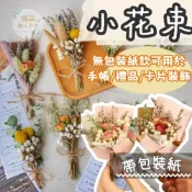 (店+)【璟采職人】小花束 乾燥花束 花材 乾燥滿天星 乾燥花材 乾燥花 不凋花 永生花 仿真花 乾燥花花材 捧花 拍照道具