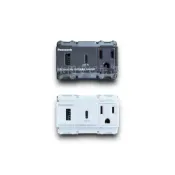 (店+)國際牌Panasonic❤️埋入式USB 智能快速充電插座2孔接地極插座一體型(USB-A+USB-C)灰/白