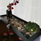 魚缸流水器陶瓷流水板養魚循環假山庭院造景石槽水池過濾器搭配件 [顔羽aml5]
