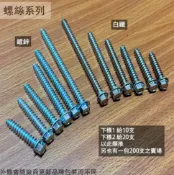 建弟工坊 水泥壁釘 鍍鋅 一包十支 粗1/4 1吋 2吋 3吋 4吋 六角 華司 水泥釘 藍波釘 水泥 螺絲 水泥釘 不鏽鋼