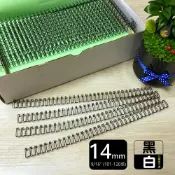 【哇哇蛙】耗材雙鐵圈 14mm (9/16 ) (100pcs/盒) 34孔【適用RENZ SRW360/WIREMAC DUO】