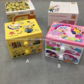 日本帶回 環球影城 神偷奶爸 獨角獸 Fluffy 小小兵 置物抽屜 桌上型 小抽屜 置物櫃 迷你抽屜
