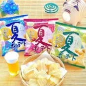 【無國界零食屋】日本 Calbee 夏季限定 南高梅 鹽味 加樂比 卡樂比 梅子 薯片 波浪洋芋片 洋芋片