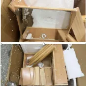 (店+)（清倉）全實木化妝台 60cm梳妝台 窄床頭櫃(書桌一體小尺寸化妝桌 ）