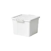 【TENMA 天馬】ROX系列極簡風滑輪整理箱-40L-3入-多色可選(收納箱/儲物箱/置物盒)