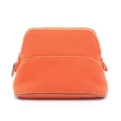 【DOKODEMO】[二手] Hermes HERMES Pouch Bolide Pouch 15 Mini Mini Orange Feu H104772M 02 Orange Feu 帆布皮革 Bolide Pouch Mini Mini Orange Feu