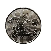 新米老鼠鐵幣遊戲幣代幣常用米奇踢球硬幣電玩城娃娃機遊戲幣定制 U M 8 3