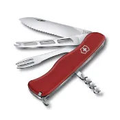 【墊腳石】【Victorinox 瑞士維氏】瑞士刀 CHEESE MASTER 起士刀 7用刀 111mm-紅(0.8313.W)