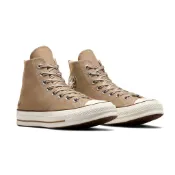 CONVERSE【授權經銷商】男女高筒帆布鞋 休閒鞋 A12447C- 咖啡棕 雙鞋帶 CHUCK 70  三星標