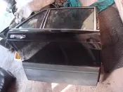 W126 300SEL右後門底鏽蝕 拆賣-升降機/門板/玻璃/電動椅開關/核木飾板/水切等