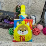 吉普手作 平安符袋/香火袋/符袋/小紅包袋/保身符袋(柴福神)