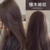 台灣出貨🌈【冬季保暖】檀木褐棕染髮劑自己在家染髮膏2023流行色顯白植物冷棕慄棕免漂色🏆東方生活旗艦店