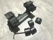 〈F.T.G〉現貨 三面 金屬 魚骨 連體 支架 鏡橋 長版 30mm 轉換 25mm 膠環 瞄具 狙擊鏡 連體支架