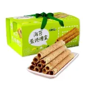 【統一生機】海苔蛋捲禮盒x1盒(36gx8包/盒_禮盒/送禮)