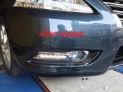 [[娜娜汽車]] 日產 super sentra 專用 led 霧燈 一字款日行燈 總成 台灣製造 MIT