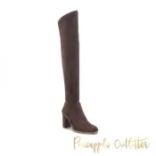 Pineapple-Outfitter-LAVE-激瘦長腿斜口膝上靴-絨咖色