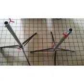 【台灣製造】雨傘腳架｜雙板鐵腳架／特重雙板腳架／四腳雙板傘架｜夜市擺攤傘架專用 傘座