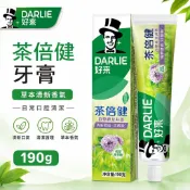 好來黑人牙膏 茶倍健百里香龍井190g 含氟牙膏 清新口氣 日常口腔護理 牙膏推薦 家用牙膏