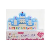 (店+)卡通城堡字母牌生日蠟燭 可愛英文字母生日快樂蠟燭 造型蠟燭 生日派對 蛋糕蠟燭 慶生(蠟燭)