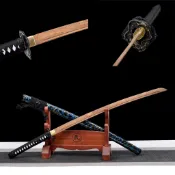 廠家批發[龍泉劍莊]刀劍日式居合練習道具花梨木刀帶鞘木刀行影視道具