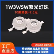 10pcs 1W 3W 5W Purple 365nm 395nm LED 芯片 - 用於膠水固化殺菌消毒的 UV 紫外