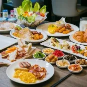 【凱達大飯店】百宴自助餐廳自助式早餐券2人$1060(餐券售價960現場+100即可使用.YOUBON)