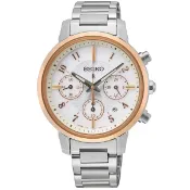 大高雄鐘錶城 seiko SK037精工 LUKIA 廣告款 太陽能計時女錶36.2mm SK037 V175-0FC0KS(SSC906J1)｜樂天領券現折★全館特惠中★指定刷卡回饋10%