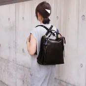 日本職人手工馬皮後背三用包 Made in Japan by LESS DESIGN