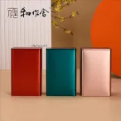 五金精選 可開統編 高檔方形茶葉鐵罐便攜半斤綠茶紅茶小青柑陳皮密封儲存罐密封定製