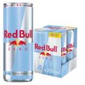 (店+)【Red Bull】紅牛零卡能量飲料(250mlx4罐)