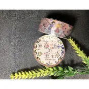 (現貨) 日本製_日本作家加藤真治_Shinzi Katoh_“童話的寶石“燙金紙膠帶_拇指姑娘_格林童話_日本紙膠帶