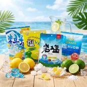 現貨✨ 日本鹽糖系列 {美味小舖} 甘露糖 鹽糖 岩鹽糖 夏日解渴 海鹽 檸檬糖 鹽份補充 糖果 扇雀飴 鈴木榮光堂