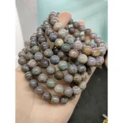 天然 爆裂紋阿拉善手鏈 一圖一物 紋路美 爆裂阿拉善 瑪瑙阿拉善 手珠 手串 手鏈 手作水晶 串珠水晶