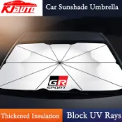 豐田 GR Sport Car 前擋風玻璃遮陽擋紫外線隔熱防曬適用於 Vios Raize Wigo Rush Velo