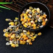 天然大黃蜂碎石 小顆粒擺件花盆造景園藝裝飾小石 頭